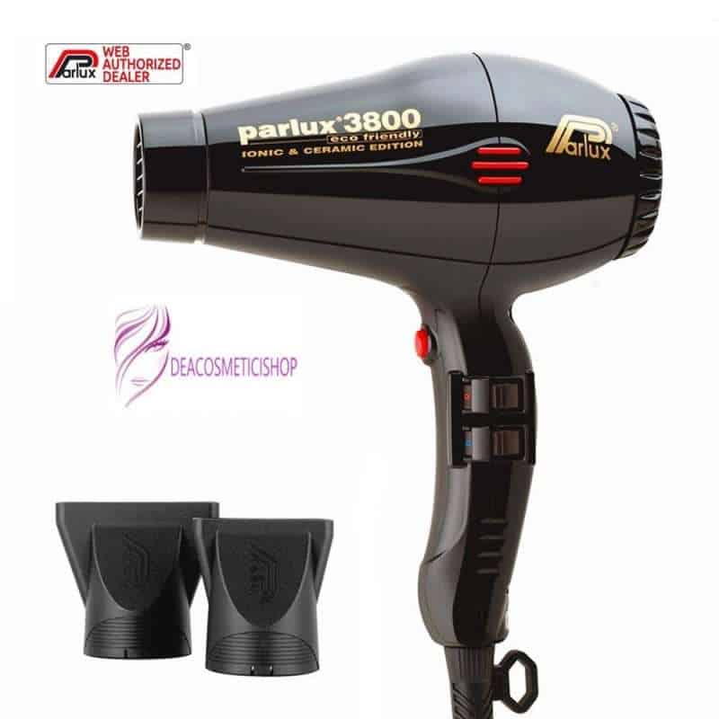 phon per capelli parlux 3800 ecofriendly 2100watt colore nero