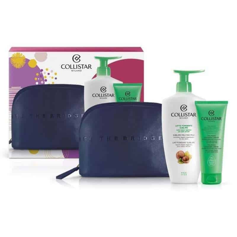 COLLISTAR COFFRET TALASSO SCRUB+ CREMA CORPO+POCHETTE THE BRIDGE - immagine 2